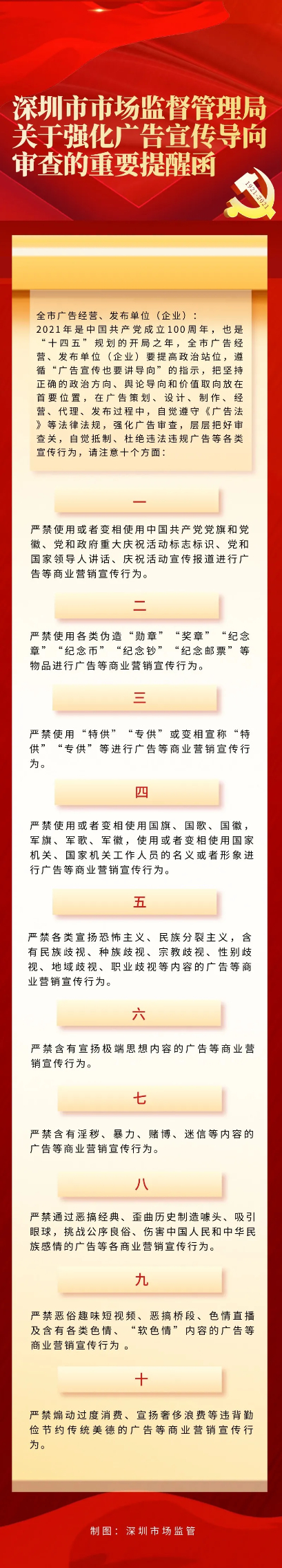 一個廣告被罰30萬！深圳發(fā)出廣告宣傳導(dǎo)向?qū)彶椤笆睢保? width=